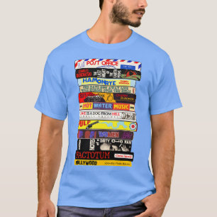 T-shirt Pile de livres Charles Bukowski