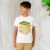 T-shirt Pile de livres Lover Art et lecture