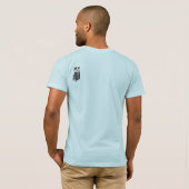 T-shirt Pile de panneau de palette (Dos entier)