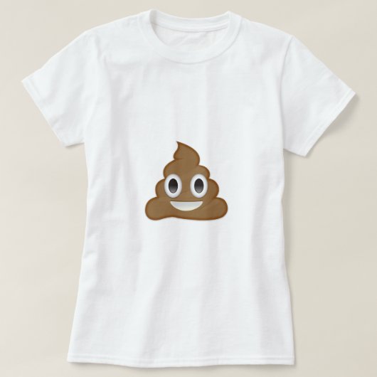 T-shirt Pile de Poo Emoji (Design devant)