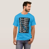 T-shirt pile de type hillary clinton (Devant entier)