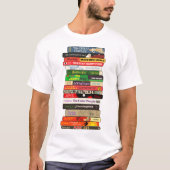 T-shirt Pile Livres Interdits Classiques (Devant)