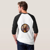 T-shirt Piles de bibliothèque (Dos entier)