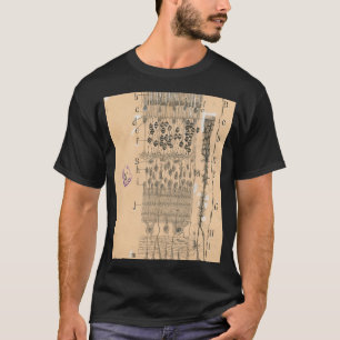 T-shirt Piles Dessin Oeil Retina Santiago Ramon Y Cajal