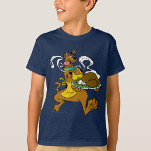 T-shirt Pilgrim Scooby-Doo With Turkey