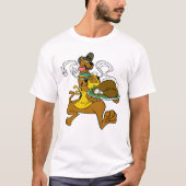 T-shirt Pilgrim Scooby-Doo With Turkey (Devant)