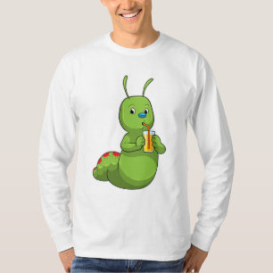T-shirt Pilier avec verre de jus d'orange