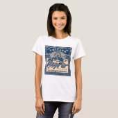 T-shirt Pilier Chicago de marine (Devant entier)