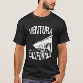 T-shirt Pilier et plage sales du centre de Ventura la