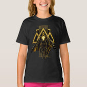 T-shirt Pilier triangulaire noir Adam (Devant)