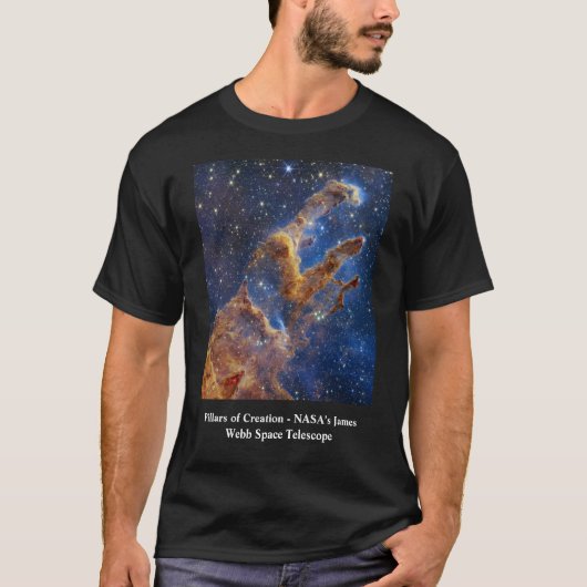 T-shirt Piliers de création James Webb Télescope spatial (Devant)
