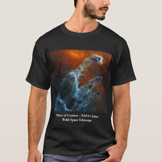 T-shirt Piliers de création James Webb Télescope spatial (Devant)