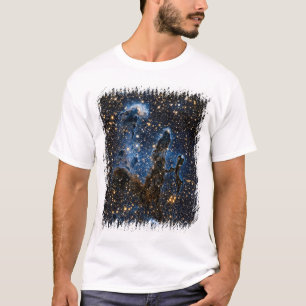 T-shirt Piliers de la création nébuleuse de l'Aigle dans l