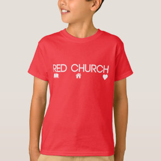 T-shirt Piliers de l'Église rouge trois (Enfants)
