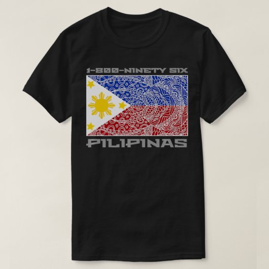 T-shirt Pilipinas 1800Quatre-Vingt Dix Si Premium  (Design devant)