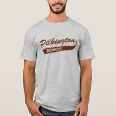 T-shirt Pilkington Monkeys Brown Raglan tee (Devant)