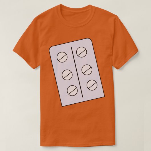 T-shirt Pills blister pack (Design devant)