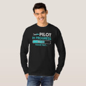 T-shirt Pilot In Progress Future Pilot Toy Airplane (Devant entier)