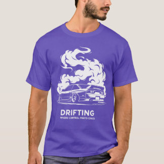 T-shirt Pilotage Course Course Motorsport Drift Racing