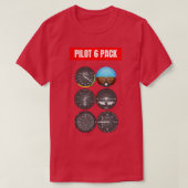 T-shirt Pilote 6 Pack 1 (Design devant)