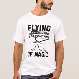 T-shirt Pilote à glissière Glider Hobby Sailplane Idé