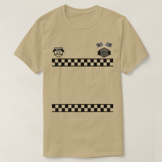 T-shirt Pilote automobile Racine Enfants et adultes Hallow (Design devant)