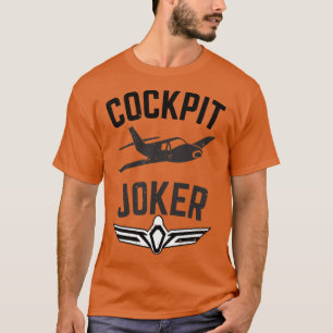 T-shirt Pilote Aviateur Cockpit Vol amusant