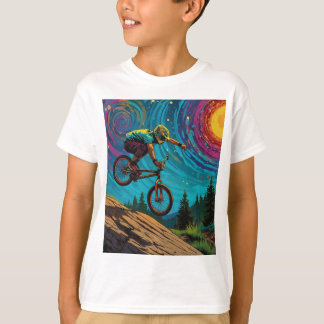 T-shirt Pilote BMX sur la pente de montagne