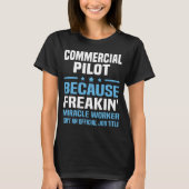 T-shirt Pilote commercial (Devant)