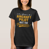 T-shirt Pilote d'aéronef (Devant)