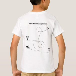 T-shirt pilote d'aviation blanche