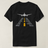 T-shirt Pilote d'avion (Design devant)