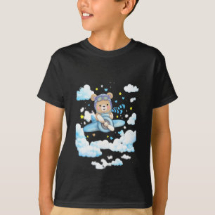T-shirt Pilote d'avion Ourson Mignon