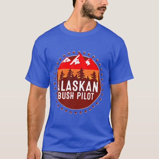 T-shirt Pilote de brousse alaskain (Devant)
