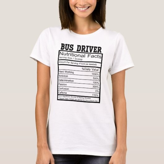 T-shirt Pilote de bus (Devant)