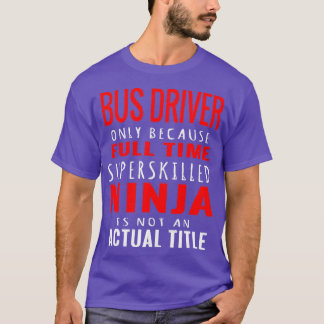 T-shirt Pilote de bus 44