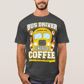 T-shirt Pilote De Bus Alimenté Par Café 3