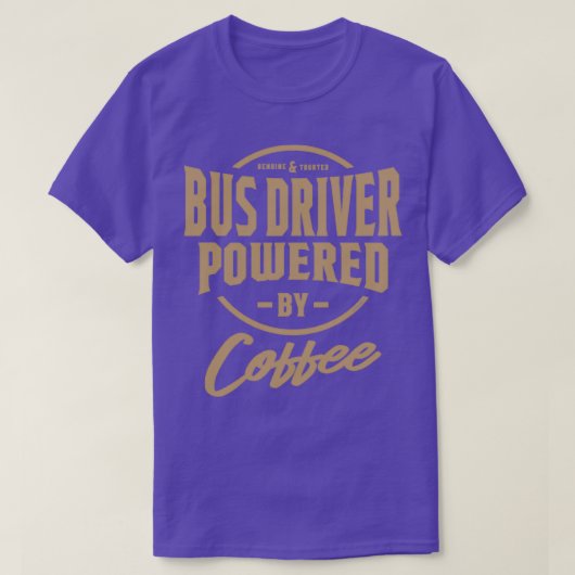 T-shirt Pilote de bus Drôle et Hobby 2 (Design devant)