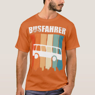 T-shirt pilote de bus fier bus retro bus 2