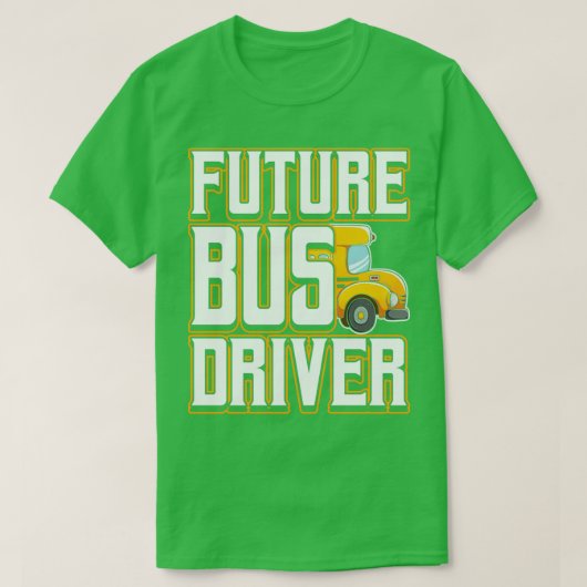T-shirt Pilote de bus futur 7 (Design devant)