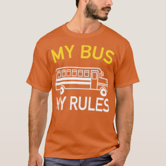 T-shirt Pilote de bus Mon Bus Mes Règles