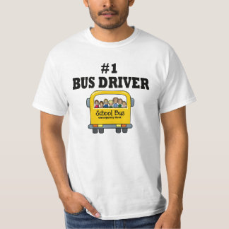 T-shirt Pilote de bus numéro un