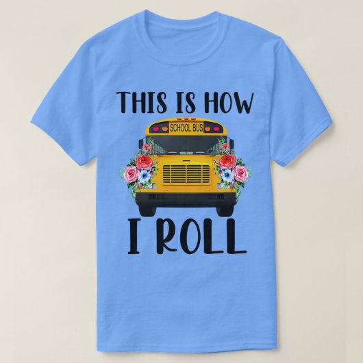 T-shirt Pilote de bus scolaire 2 (Design devant)