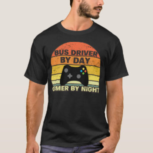 T-shirt Pilote de bus Vintage 60s les années 70 cadeau de