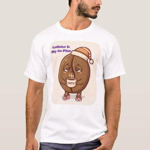 T-shirt Pilote de Caféine de Boost Matinal de Haricot Endo
