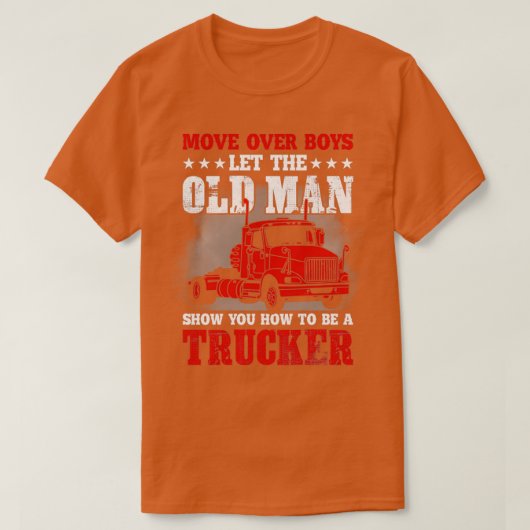 T-shirt pilote de camion EssentialCopy (Design devant)