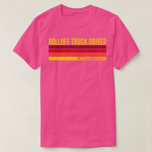 T-shirt Pilote de camion Rolloff (Design devant)