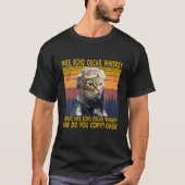T-shirt Pilote de chat Mike Echo Oscar Whisky Comment Copi (Devant)