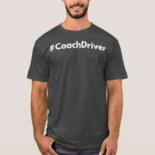 T-shirt Pilote de coach Hashtag
