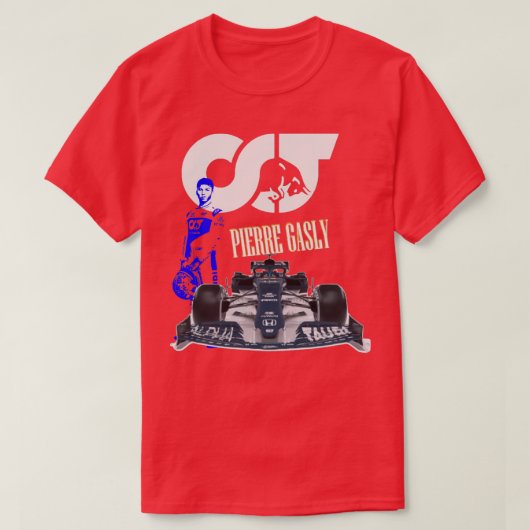 T-shirt Pilote de course Pierre Gasly (Design devant)